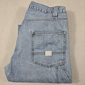 Levi's Authentic Signature Carpenter Men's Jeans Size 34x30 Distressed Denim